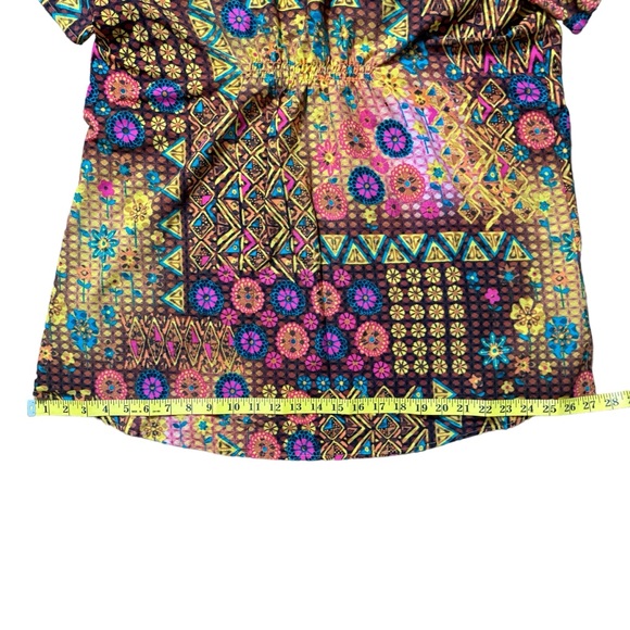 Denim 24/7 Loose Fit Thin Polyester Hippie Top - Picture 9 of 11